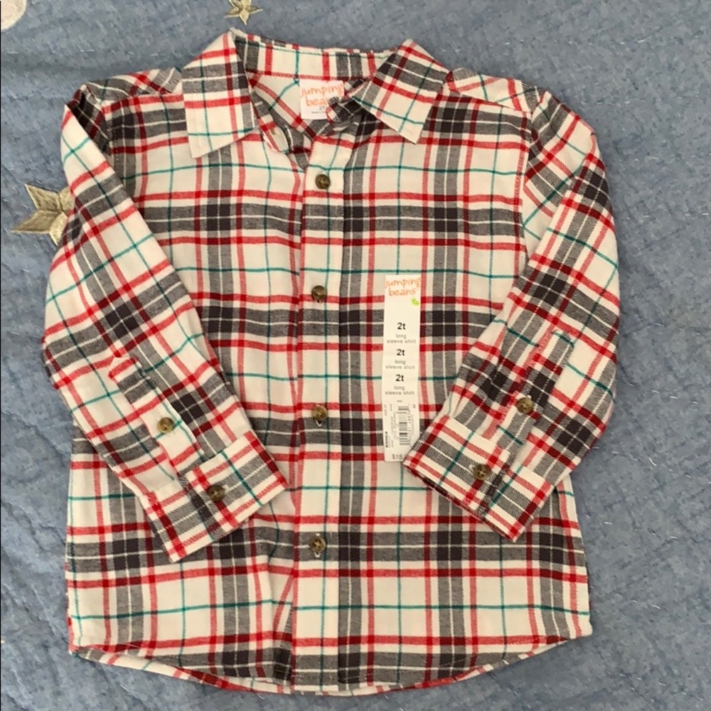 Holiday flannel 2T never worn